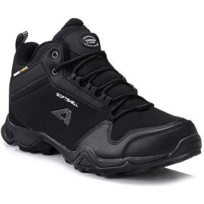 Buty trekkingowe męskie wysokie za kostkę granatowe American Club 63/23-46 Buty trekkingowe męskie wysokie za kostkę granatowe American Club 63/23-46