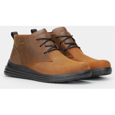 Buty trzewiki męskie SKECHERS PROVEN CONKLIN wygodne brązowe 41 EU Buty trzewiki męskie SKECHERS PROVEN CONKLIN wygodne brązowe 41 EU