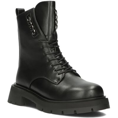 Buty zimowe botki damskie ocieplane za kostkę czarne Filippo DBT4870/23-37 Buty zimowe botki damskie ocieplane za kostkę czarne Filippo DBT4870/23-37