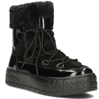 Buty zimowe damskie botki skórzane na platformie Filippo DBT4716/23-38 Buty zimowe damskie botki skórzane na platformie Filippo DBT4716/23-38