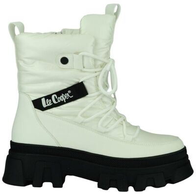 Białe damskie buty śniegowe Lee Cooper - Buty śniegowe Białe damskie buty śniegowe Lee Cooper - Buty śniegowe
