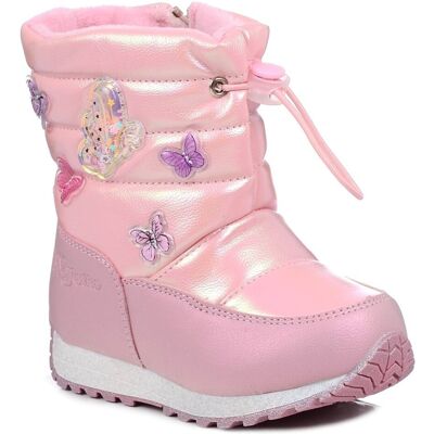 Buty zimowe dziecięce dziewczęce ocieplane śniegowce Wojtyłko 24133 -31 Buty zimowe dziecięce dziewczęce ocieplane śniegowce Wojtyłko 24133 -31
