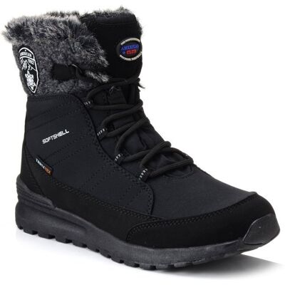 Buty zimowe dziecięce ocieplane śniegowce czarne American Club SN 39/23-33 Buty zimowe dziecięce ocieplane śniegowce czarne American Club SN 39/23-33