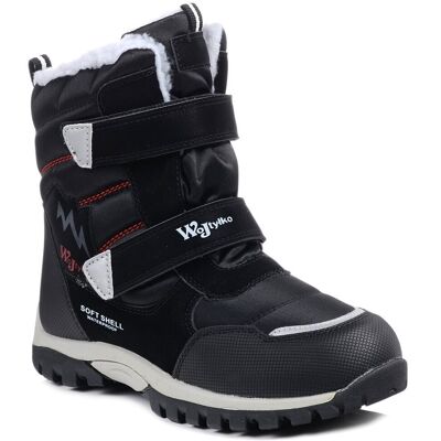 Buty zimowe dziecięce ocieplane śniegowce Wojtyłko 24097 impregnowane-32 Buty zimowe dziecięce ocieplane śniegowce Wojtyłko 24097 impregnowane-32
