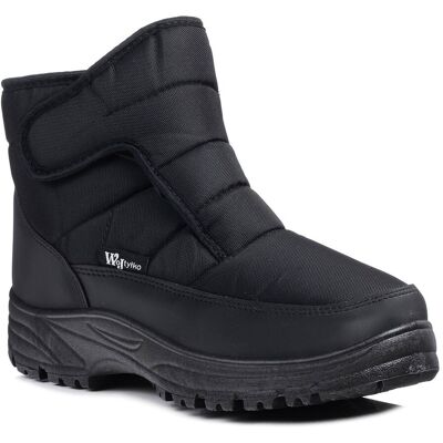 Buty zimowe męskie śniegowce ocieplane wełną za kostkę Wojtyłko 23208-45 Buty zimowe męskie śniegowce ocieplane wełną za kostkę Wojtyłko 23208-45