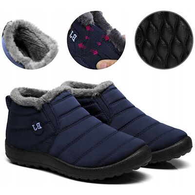 Inny producent BUTY ZIMOWE OCIEPLANE ŚNIEGOWCE WODOODPORNE GRANAT TRAPERY BOTKI ZA KOSTKĘ Inny producent BUTY ZIMOWE OCIEPLANE ŚNIEGOWCE WODOODPORNE GRANAT TRAPERY BOTKI ZA KOSTKĘ