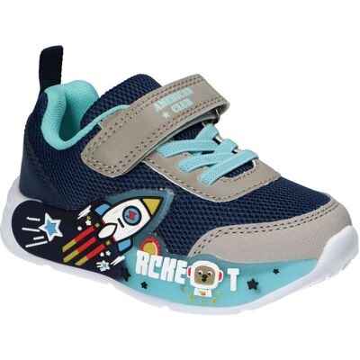 Chłopięce buty kosmos z siateczką granatowe American Club r.24 Chłopięce buty kosmos z siateczką granatowe American Club r.24