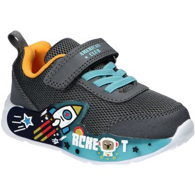 Chłopięce buty kosmos z siateczką szare American Club r.28 Chłopięce buty kosmos z siateczką szare American Club r.28