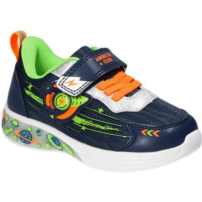 Chłopięce buty statek kosmiczny granatowe American Club r.28 Chłopięce buty statek kosmiczny granatowe American Club r.28