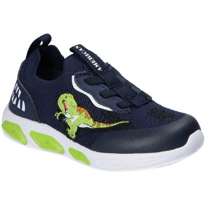 Chłopięce buty wkładane dino Rex granatowe American Club r.27 Chłopięce buty wkładane dino Rex granatowe American Club r.27