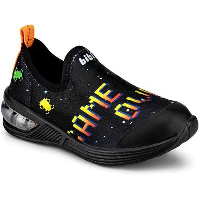 Chłopięce buty z LED Game Over czarne Bibi Shoes r.24 Chłopięce buty z LED Game Over czarne Bibi Shoes r.24