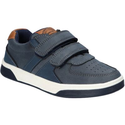Chłopięce sneakersy z podwójnym rzepem niebieskie American Club r.31 Chłopięce sneakersy z podwójnym rzepem niebieskie American Club r.31