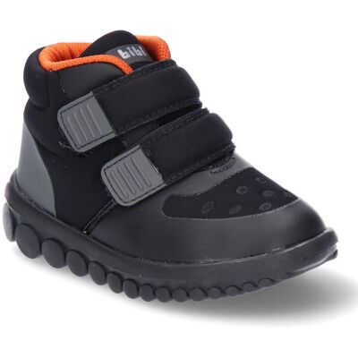 Chłopięce trzewiki na rzep czarne Bibi Shoes r.27 Chłopięce trzewiki na rzep czarne Bibi Shoes r.27