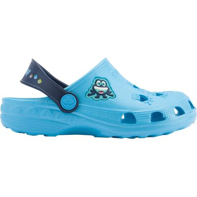 Chodaki dla dzieci Coqui Little Frog niebiesko-granatowe 8701-100-1821A/8701-100-1821-20-21 Chodaki dla dzieci Coqui Little Frog niebiesko-granatowe 8701-100-1821A/8701-100-1821-20-21