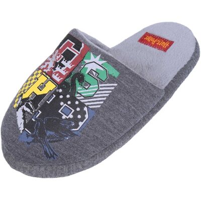 sarcia.eu Ciemnoszare, ciepłe papcie, kapcie z herbami Harry Potter 28-29 EU sarcia.eu Ciemnoszare, ciepłe papcie, kapcie z herbami Harry Potter 28-29 EU