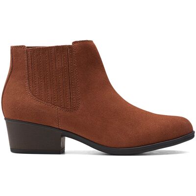 Clarks Botki damskie, Adreena Flora, rozmiar 37 1/2 Clarks Botki damskie, Adreena Flora, rozmiar 37 1/2