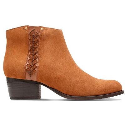 Clarks Botki damskie, Maypearl Fawn, rozmiar 35 1/2 Clarks Botki damskie, Maypearl Fawn, rozmiar 35 1/2