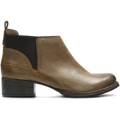 Clarks Botki damskie, Monica Pearl Tan Leather, rozmiar 37 Clarks Botki damskie, Monica Pearl Tan Leather, rozmiar 37
