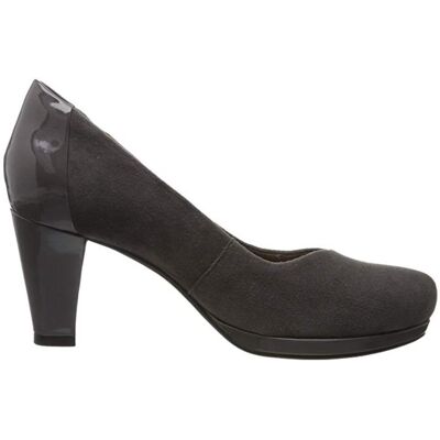 Clarks Czółenka damskie, Chorus Carol, szary, rozmiar 35 1/2 Clarks Czółenka damskie, Chorus Carol, szary, rozmiar 35 1/2