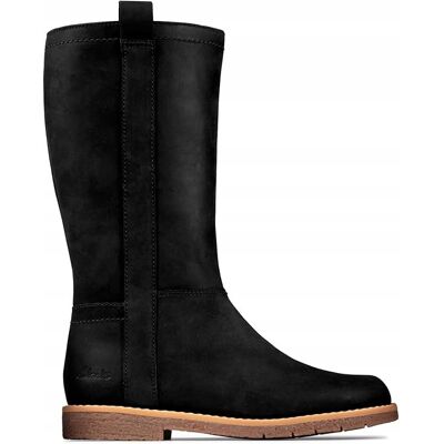 Clarks Kozaki Skórzane Dziecięce Czarne Na Zamek 29 Jjb Clarks Kozaki Skórzane Dziecięce Czarne Na Zamek 29 Jjb
