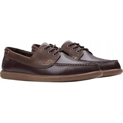 Inny producent CLARKS MĘSKIE MOKASYNY BRĄZOWE SZNUROWANE 44 1J1A Inny producent CLARKS MĘSKIE MOKASYNY BRĄZOWE SZNUROWANE 44 1J1A