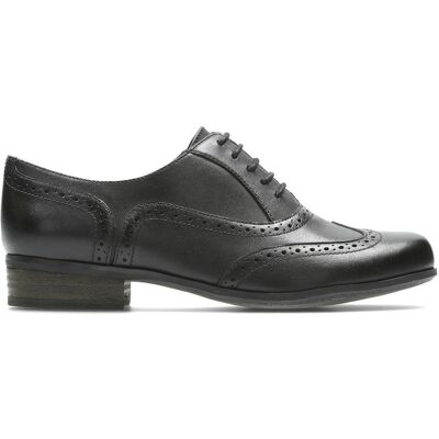 Clarks Półbuty damskie, Hamble Oak Black Leather, rozmiar 38 Clarks Półbuty damskie, Hamble Oak Black Leather, rozmiar 38