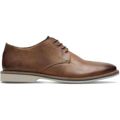 Clarks Półbuty męskie, Atticus Lace Tan Leather, rozmiar 39 1/2 Clarks Półbuty męskie, Atticus Lace Tan Leather, rozmiar 39 1/2