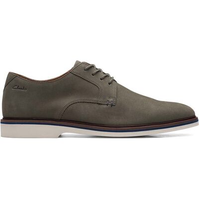 Clarks Półbuty męskie, Malwood Plain, szare, rozmiar 41 Clarks Półbuty męskie, Malwood Plain, szare, rozmiar 41