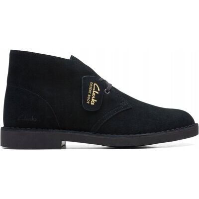 Clarks TRZEWIKI MĘSKIE ZAMSZOWE CZARNE ELEGANCKIE SKÓRA 45 JŁA Clarks TRZEWIKI MĘSKIE ZAMSZOWE CZARNE ELEGANCKIE SKÓRA 45 JŁA