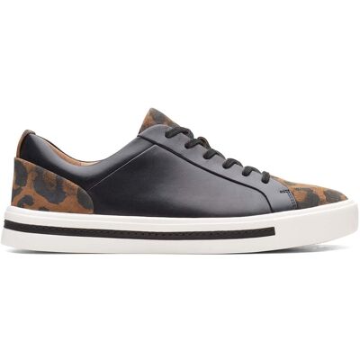 Clarks Un Maui Lace Trampki czarne skóra 37,5 Clarks Un Maui Lace Trampki czarne skóra 37,5