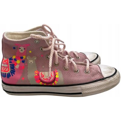 inna (Inny) Converse All Star 33,5 różowe trampki dziecięce lamy używane inna (Inny) Converse All Star 33,5 różowe trampki dziecięce lamy używane