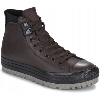 Inny producent CONVERSE BRĄZOWE TRAMPKI WYSOKIE SKÓRZANE 38,5 FRF Inny producent CONVERSE BRĄZOWE TRAMPKI WYSOKIE SKÓRZANE 38,5 FRF