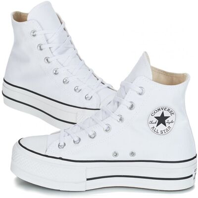 Converse buty trampki damskie białe wysokie platforma 560846C 41 Converse buty trampki damskie białe wysokie platforma 560846C 41