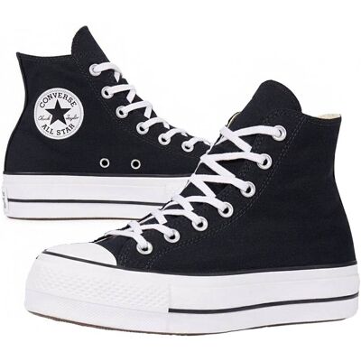 Converse buty trampki damskie czarne wysokie platforma 560845C 37 Converse buty trampki damskie czarne wysokie platforma 560845C 37