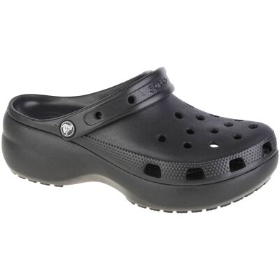 Crocs Classic Platform Clog 206750-001 damskie klapki czarne Crocs Classic Platform Clog 206750-001 damskie klapki czarne