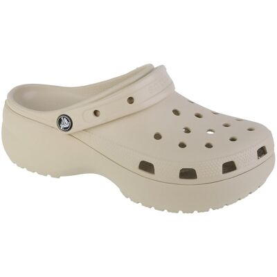 Crocs Classic Platform Clog 206750-2Y2, Damskie, klapki, Beżowy Crocs Classic Platform Clog 206750-2Y2, Damskie, klapki, Beżowy