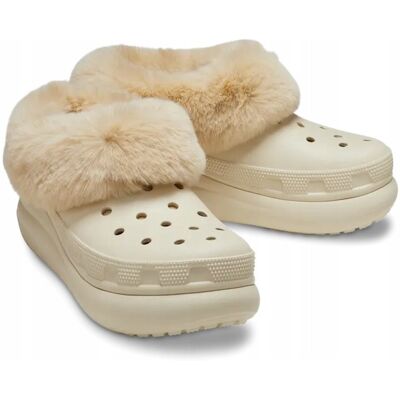 Crocs Damskie Ocieplane Klapki Buty Chodaki Furever Crush 208446 Clog 37-38 Crocs Damskie Ocieplane Klapki Buty Chodaki Furever Crush 208446 Clog 37-38