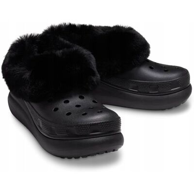 Crocs Damskie Ocieplane Klapki Buty Chodaki Furever Crush 208446 Clog 42-43 Crocs Damskie Ocieplane Klapki Buty Chodaki Furever Crush 208446 Clog 42-43