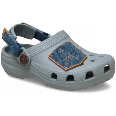 Crocs Dziecięce Buty Chodaki Klapki Classic Denim Backstrap Clog 23-24 Crocs Dziecięce Buty Chodaki Klapki Classic Denim Backstrap Clog 23-24