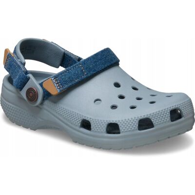 Crocs Dziecięce Buty Chodaki Klapki Classic Denim Backstrap Clog 34-35 Crocs Dziecięce Buty Chodaki Klapki Classic Denim Backstrap Clog 34-35
