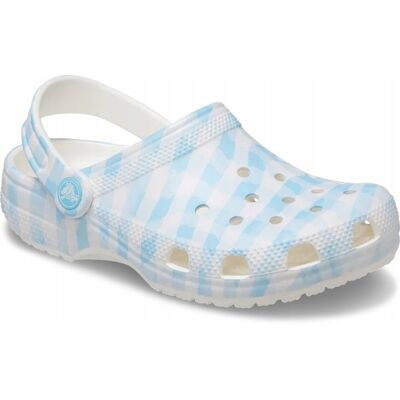 Crocs Dziecięce Buty Chodaki Klapki Classic Gingham Kids 210988 Clog 29-30 Crocs Dziecięce Buty Chodaki Klapki Classic Gingham Kids 210988 Clog 29-30