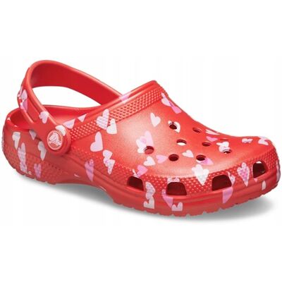 Crocs Dziecięce Buty Chodaki Klapki Classic Valentine Day 209754 Clog 33-34 Crocs Dziecięce Buty Chodaki Klapki Classic Valentine Day 209754 Clog 33-34