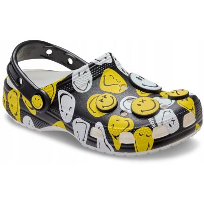 Crocs Dziecięce Buty Klapki Chodaki Kids Classic Smiley 211694 Clog 29-30 Crocs Dziecięce Buty Klapki Chodaki Kids Classic Smiley 211694 Clog 29-30