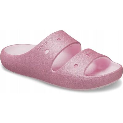 Crocs Dziecięce Buty Klapki Classic Glitter Sandal v2 209705 Kids 28-29 Crocs Dziecięce Buty Klapki Classic Glitter Sandal v2 209705 Kids 28-29
