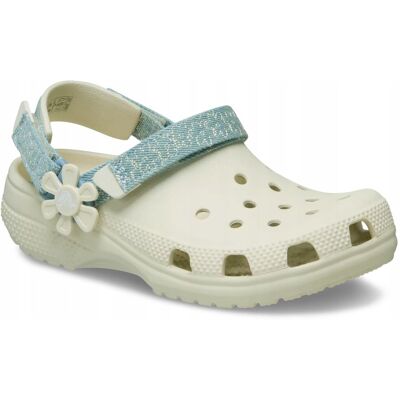 Crocs Dziecięce Lekkie Buty Chodaki Klapki Classic Denim Flowe Clog 33-34 Crocs Dziecięce Lekkie Buty Chodaki Klapki Classic Denim Flowe Clog 33-34