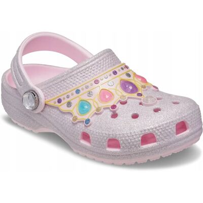 Crocs Dziecięce Lekkie Buty Chodaki Klapki Classic Im Princess Clog 23-24 Crocs Dziecięce Lekkie Buty Chodaki Klapki Classic Im Princess Clog 23-24