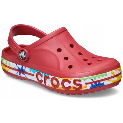 Crocs Dziecięce Wygodne Buty Chodaki Bayaband Paint Splash Clog 22-23 Crocs Dziecięce Wygodne Buty Chodaki Bayaband Paint Splash Clog 22-23