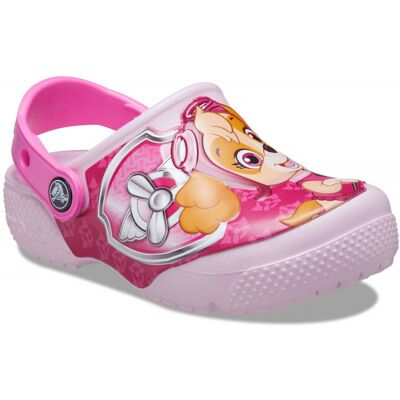 Crocs Fl Paw Patrol Patch Kids Clog Ballerina Pink-19-20 Crocs Fl Paw Patrol Patch Kids Clog Ballerina Pink-19-20