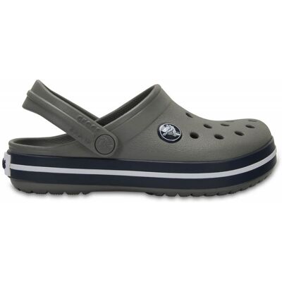 Crocs Klapki dziecięce, Crocband Clog K Smoke, szary, rozmiar 19 1/2 Crocs Klapki dziecięce, Crocband Clog K Smoke, szary, rozmiar 19 1/2