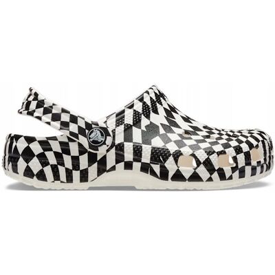 Crocs Męskie Buty Chodaki Klapki Classic Warped Checker 211007 Clog 48-49 Crocs Męskie Buty Chodaki Klapki Classic Warped Checker 211007 Clog 48-49